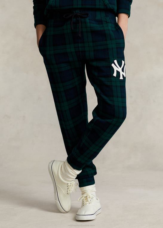 unisexpolo ralph lauren yankees plaid bukser Z426B3430
