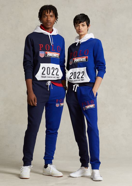 cruise navy multi unisexpolo ralph lauren x fortnite hættetrøje Z426B1056