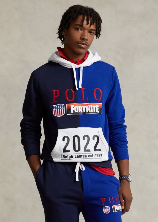 cruise navy multi unisexpolo ralph lauren x fortnite hættetrøje Z426B1056