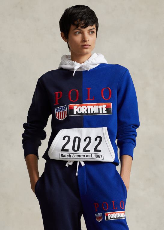 cruise navy multi unisexpolo ralph lauren x fortnite hættetrøje Z426B1056