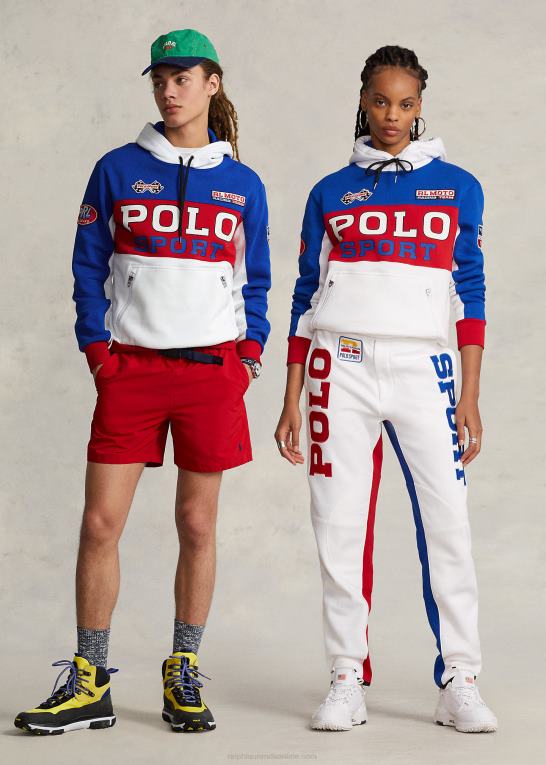 safir stjerne multi unisex Ralph Lauren polo sport fleece hættetrøje Z426B3425