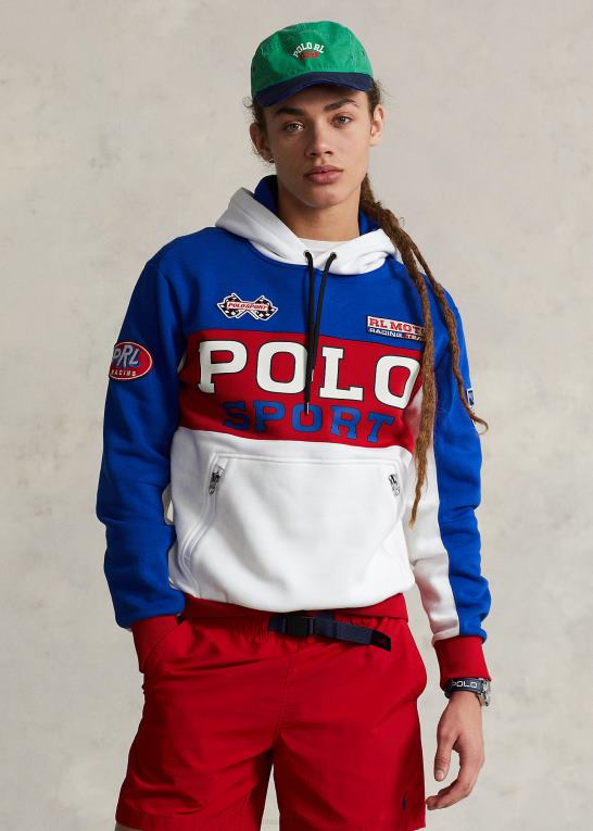 safir stjerne multi unisex Ralph Lauren polo sport fleece hættetrøje Z426B3425
