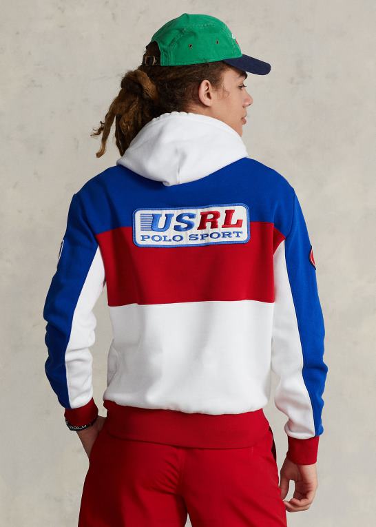safir stjerne multi unisex Ralph Lauren polo sport fleece hættetrøje Z426B3425