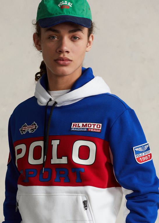 safir stjerne multi unisex Ralph Lauren polo sport fleece hættetrøje Z426B3425
