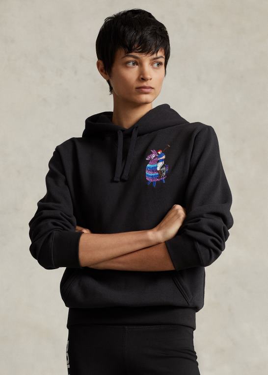 sort unisexpolo ralph lauren x fortnite hættetrøje Z426B3429