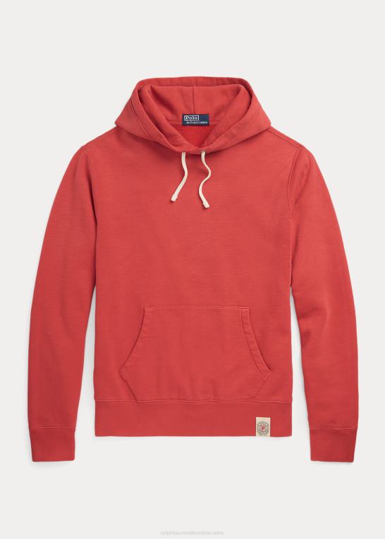 stolpe rød unisex Ralph Lauren fleece hættetrøje Z426B3409