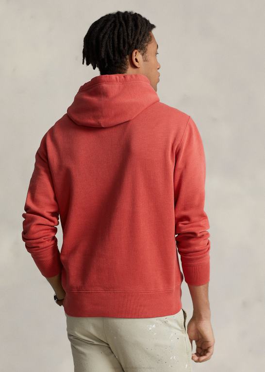 stolpe rød unisex Ralph Lauren fleece hættetrøje Z426B3409