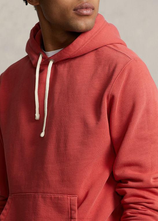 stolpe rød unisex Ralph Lauren fleece hættetrøje Z426B3409