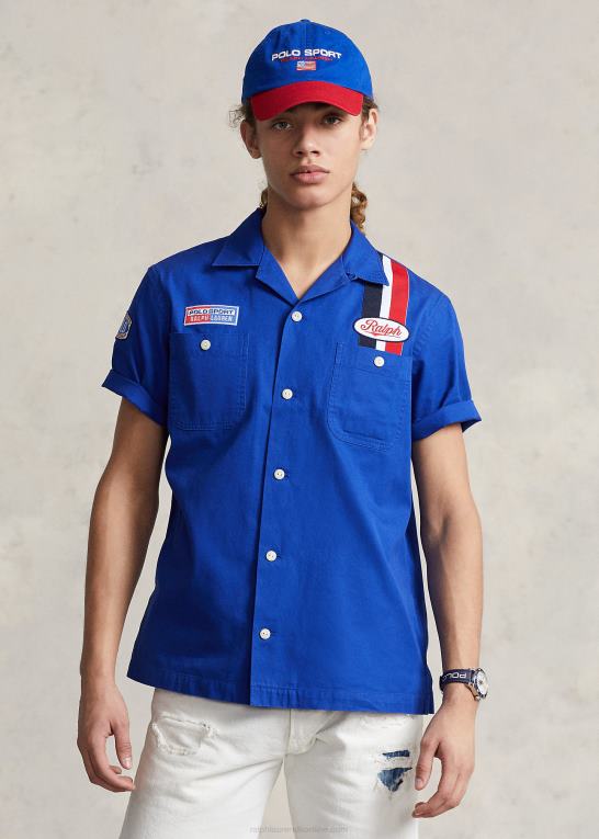 arv royal unisex Ralph Lauren klassisk pasform polo sport grafisk skjorte Z426B793