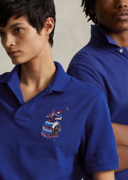arv royal unisexpolo ralph lauren x fortnite poloshirt Z426B1222