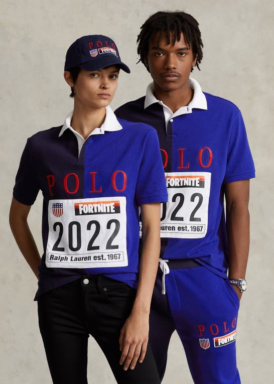 cruise navy multi unisexpolo ralph lauren x fortnite poloshirt Z426B1227