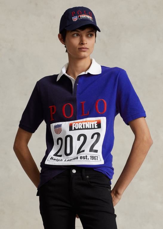 cruise navy multi unisexpolo ralph lauren x fortnite poloshirt Z426B1227