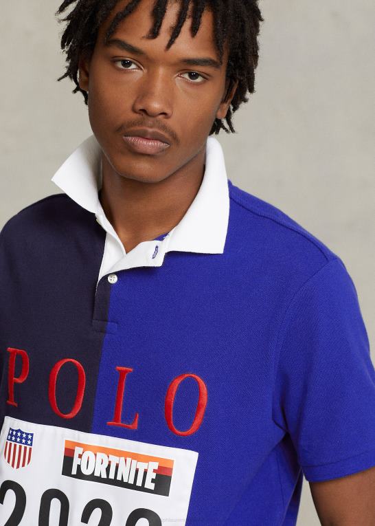 cruise navy multi unisexpolo ralph lauren x fortnite poloshirt Z426B1227