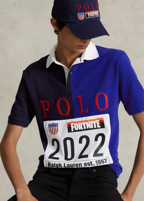 cruise navy multi unisexpolo ralph lauren x fortnite poloshirt Z426B1227