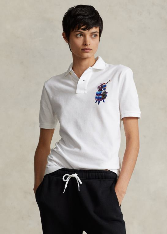 hvid unisexpolo ralph lauren x fortnite poloshirt Z426B1221