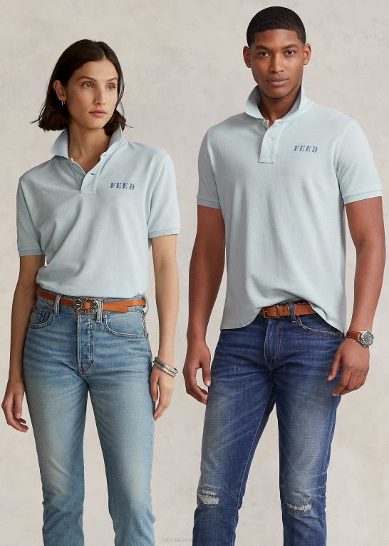let indigo unisex Ralph Lauren polo x feed poloshirt Z426B1143
