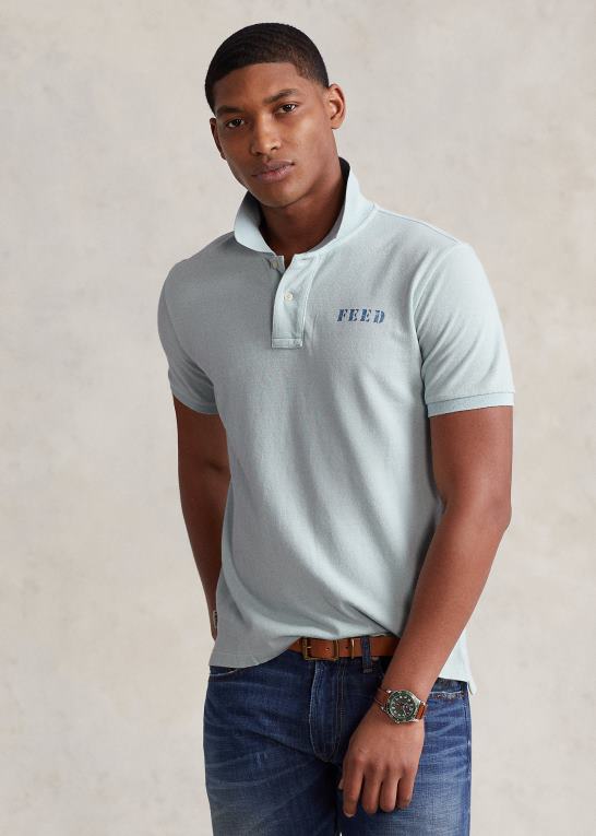 let indigo unisex Ralph Lauren polo x feed poloshirt Z426B1143