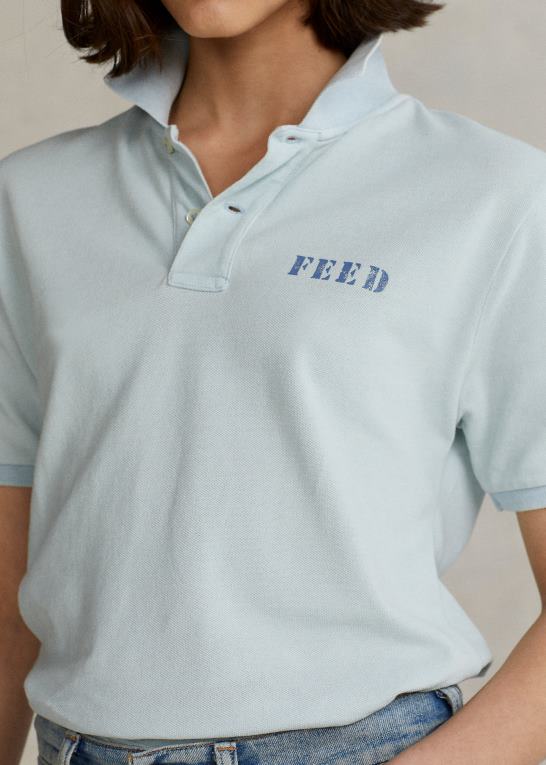 let indigo unisex Ralph Lauren polo x feed poloshirt Z426B1143