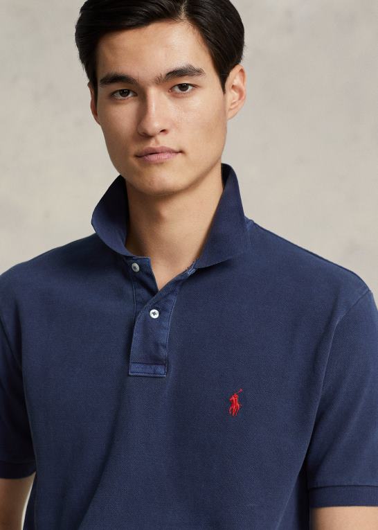 newport flåde unisex Ralph Lauren original pasform mesh poloshirt Z426B3403
