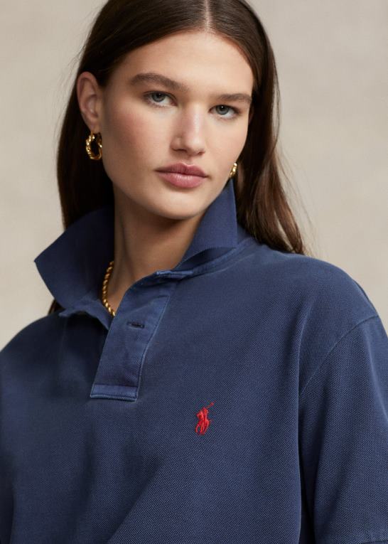 newport flåde unisex Ralph Lauren original pasform mesh poloshirt Z426B3403