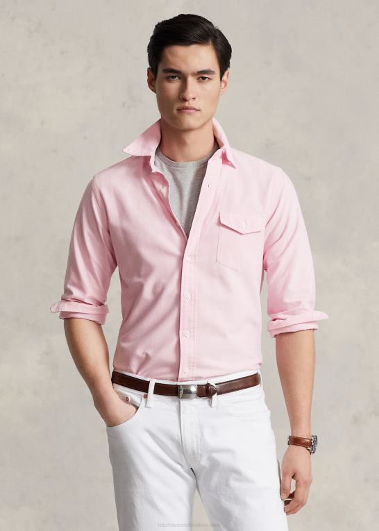 ny rose unisex Ralph Lauren custom fit oxford skjorte Z426B936