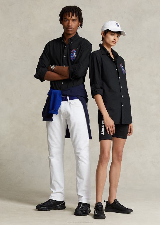 sort unisexpolo ralph lauren x fortnite skjorte Z426B1072