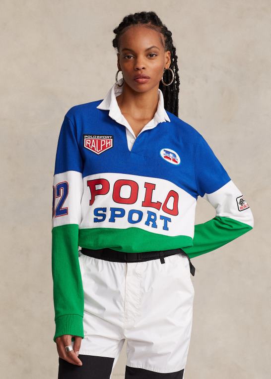 stamme multi unisex Ralph Lauren klassisk pasform polo sport rugby skjorte Z426B1166