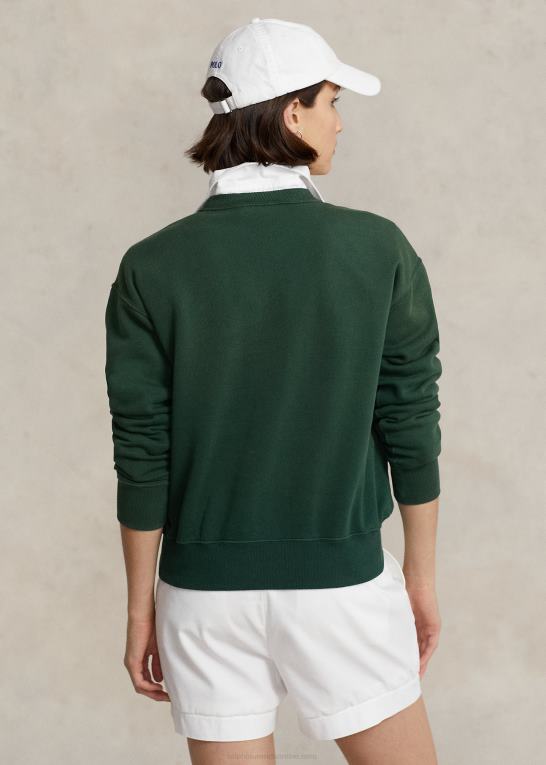 grøn unisex Ralph Lauren kaffe sweatshirt med rund hals Z426B449