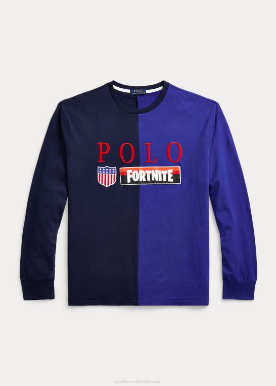 cruise navy multi unisexpolo ralph lauren x fortnite t-shirt Z426B493