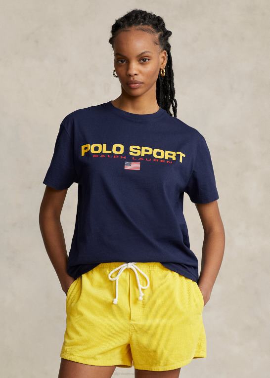 krydstogtflåde unisex Ralph Lauren klassisk pasform polo sport jersey t-shirt Z426B3413