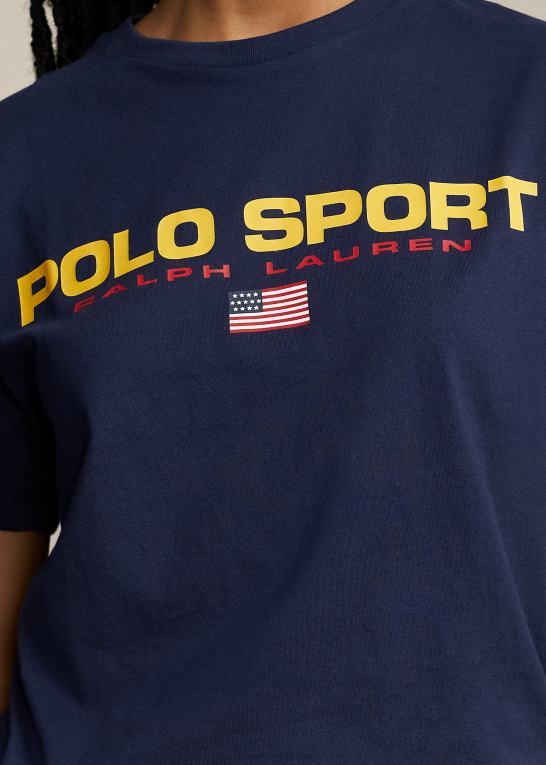krydstogtflåde unisex Ralph Lauren klassisk pasform polo sport jersey t-shirt Z426B3413
