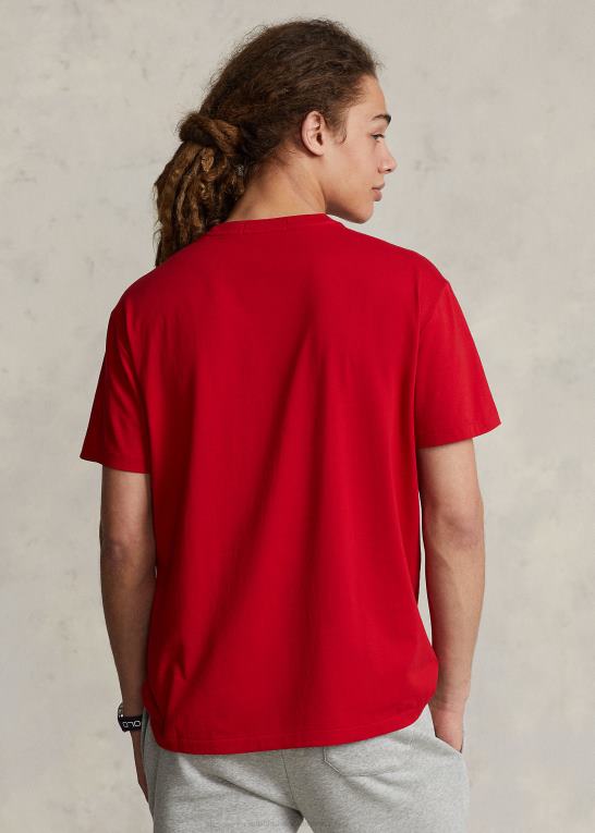 rl 2000 rød unisex Ralph Lauren klassisk pasform polo sport jersey t-shirt Z426B3414
