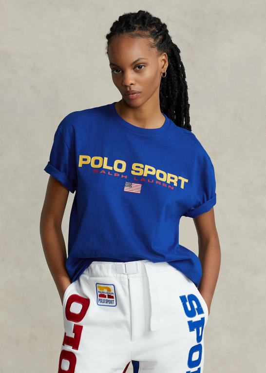 safir stjerne unisex Ralph Lauren klassisk pasform polo sport jersey t-shirt Z426B3415