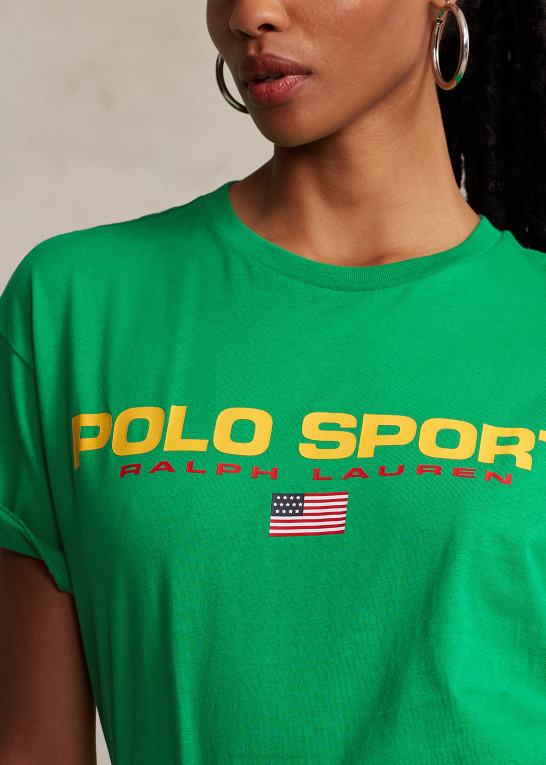 stilk unisex Ralph Lauren klassisk pasform polo sport jersey t-shirt Z426B3416