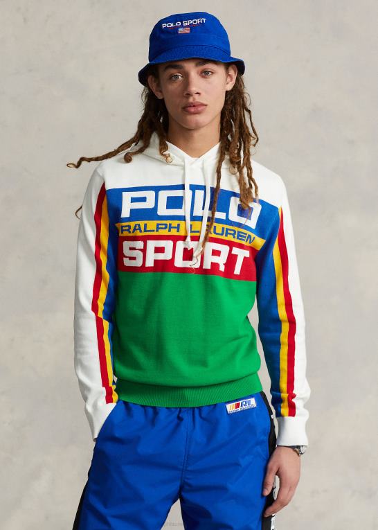 multi combo unisex Ralph Lauren polo sport hættetrøje i bomuld Z426B3419