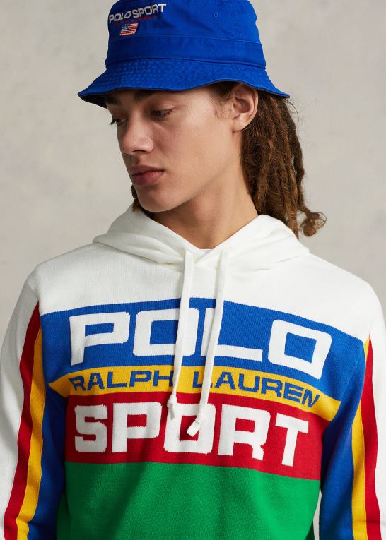 multi combo unisex Ralph Lauren polo sport hættetrøje i bomuld Z426B3419